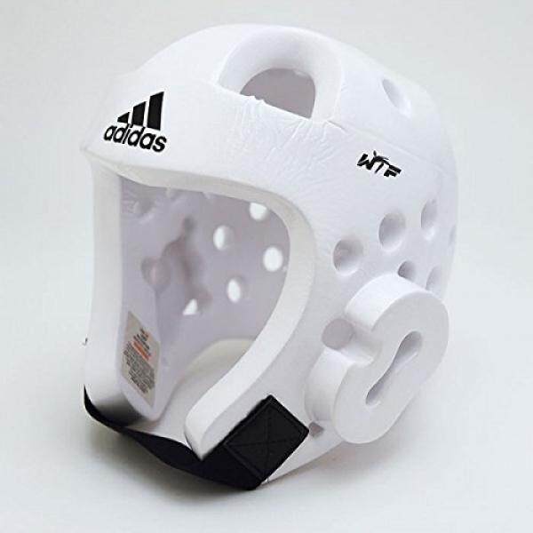 Adidas Taekwondo Kepala Menjaga (Putih)-Kecil-Wh-Internasional