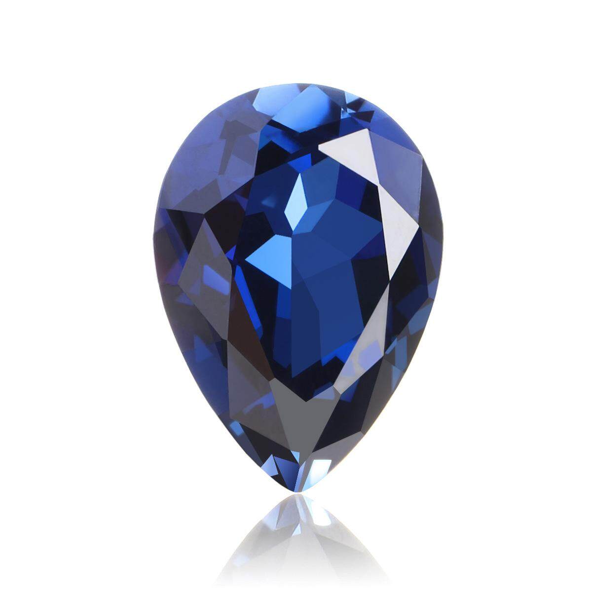 Biru Memotong Unheated Safir Batu Permata Longgar Berbentuk Zirkon Dekorasi 9X11 Mm-Internasional