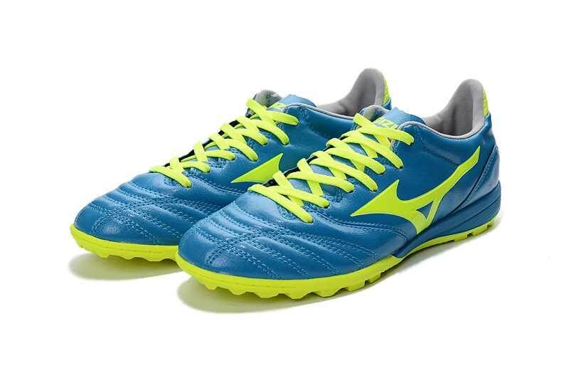 Football Mizuno Morelia Neo KL MD TF Football Shoes Men's Mizuno NEO II TF Soccer Cleats Green/Yellow - intl