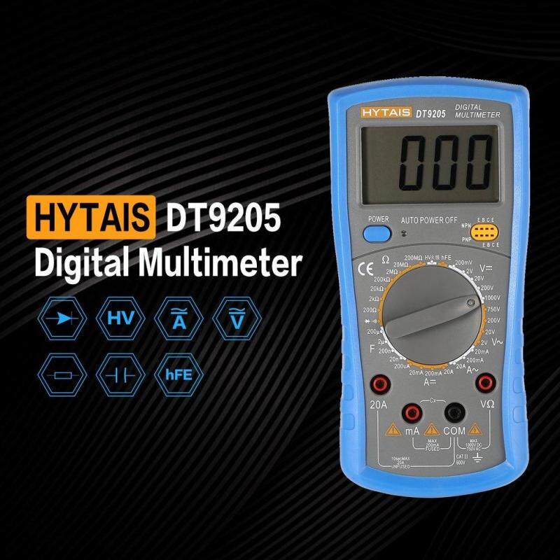 ELEC HYTAIS DT9205 Digital Voltmeter Ammeter Ohmmeter Multimeter AC DC Tester Meter
