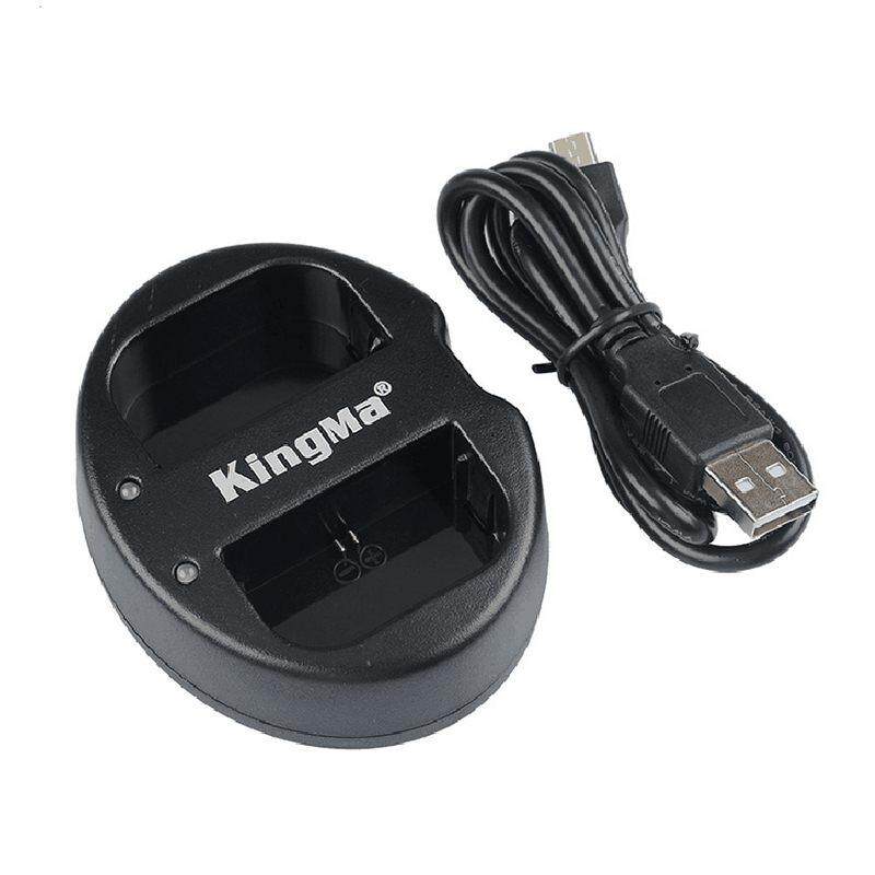 Black Dual Charger For Canon Camera 5D2 5D3 70D 60D 6D 7D 7D2 Battery