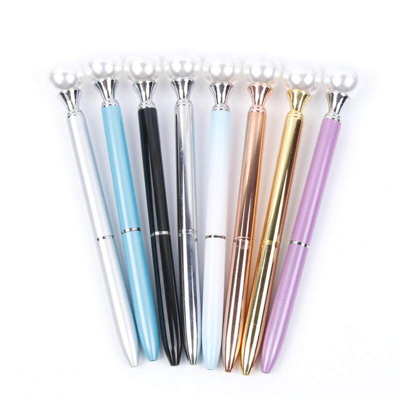 1 PC Mutiara Logam Bola Pens Queen 'S Crutch Ballpen Hadiah Ballpoint Pens Sekolah Persediaan-Internasional