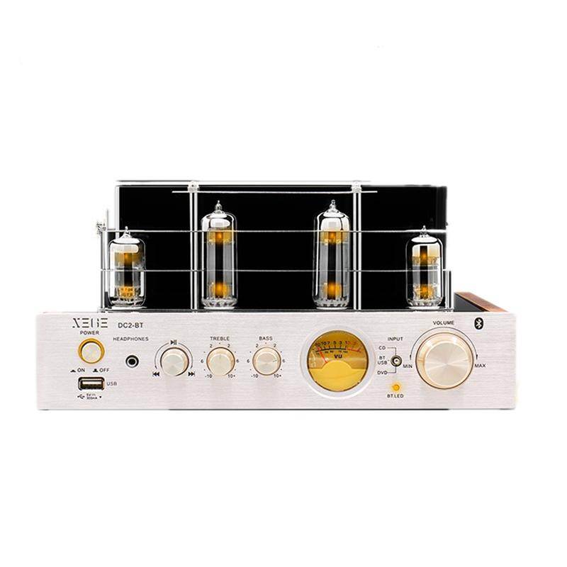 Hifi 2.0 Amplifier USB/Home Audio tube amp 25W*2 220v bluetooth tube amplifier ราคา 7,458 บาท*ส่งฟรี