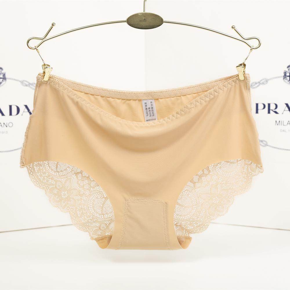 Wanita Seksi Renda Pemangkasan Panties Celana Dalam Celana Wanita Underpant Warna Kulit-Internasional