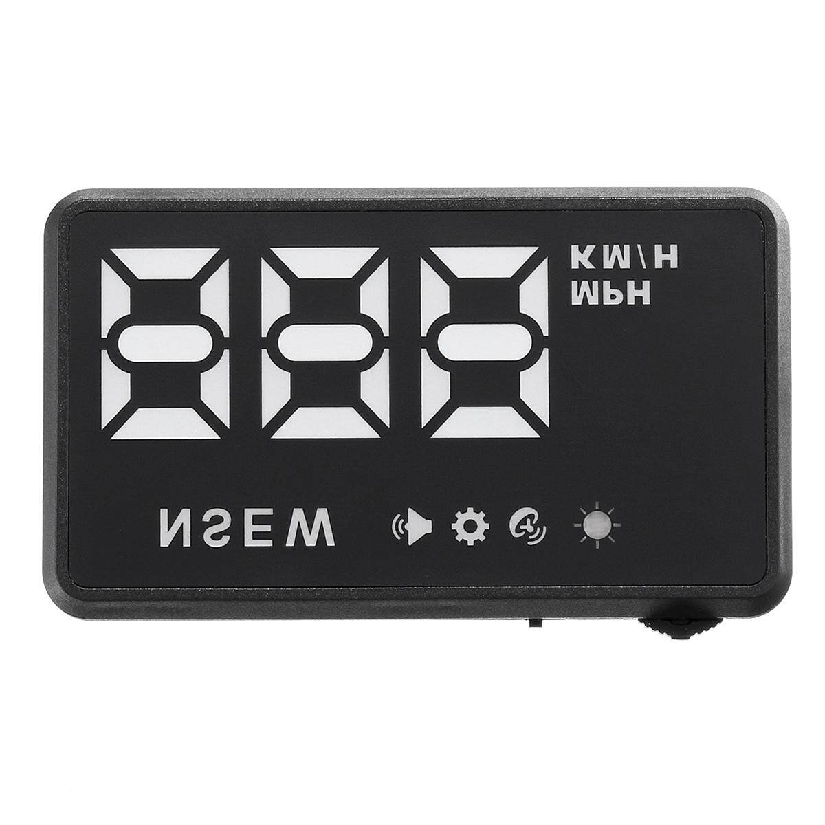Universal Car GPS Head Up Display HUD Speed Alarm Digital Wind Shield Projector - intl