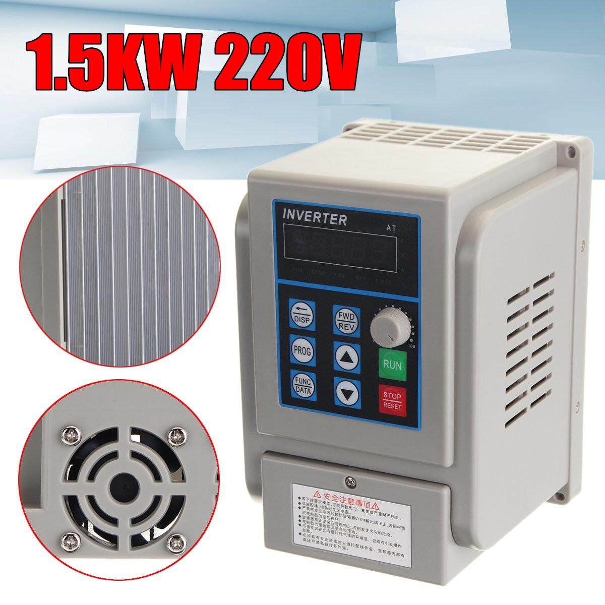 220V 1.5KW 2HP Single To Three Phase Variable Frequency Drive Inverter CNC VFD - intl