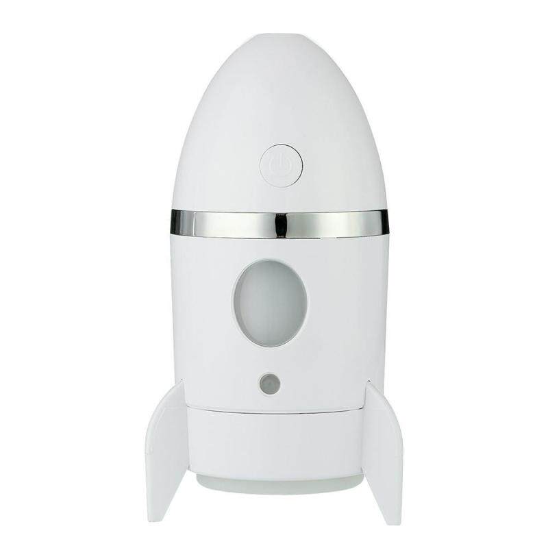 leegoal Mini USB Rocket Humidifier Office Car Humidifier Desktop Luminous Humidifier(White) Singapore