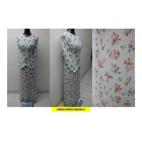 [Pre-Order] Muslimah Wear- Modern Jubah Princess Dress Collection 108A JD Design 1 (Floral) (ETA: 2023-05-31)