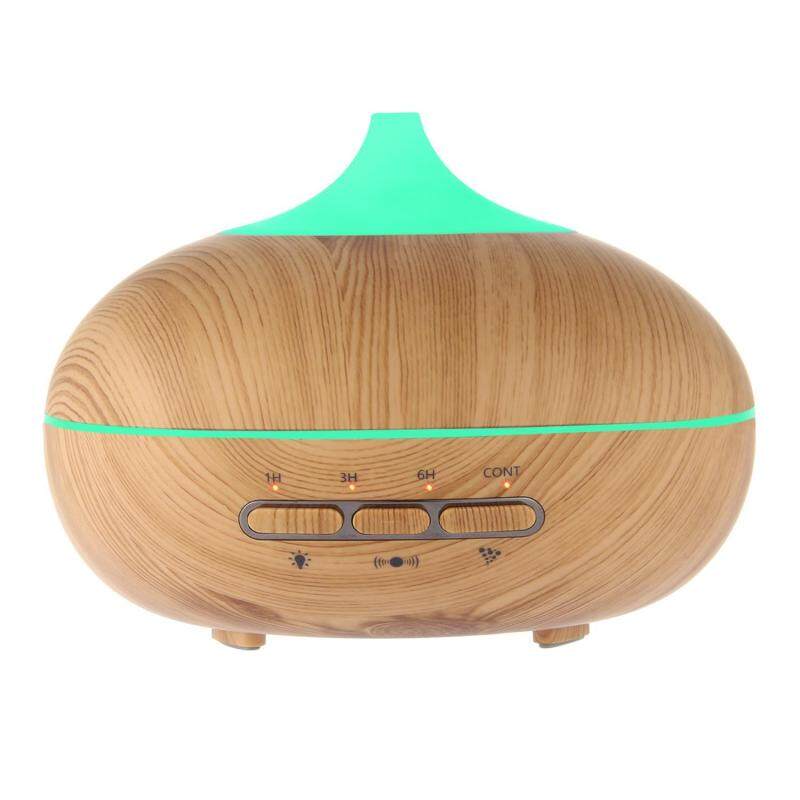boyun 300ml Mini Wooden Humidifier Essential Oil Diffuser, Pawaca Humidifier With 7 Color Lights For Home And Office(uk Plug) - intl Singapore