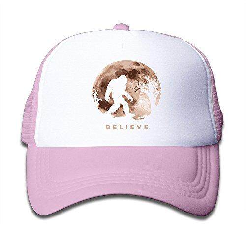 Lucu Bigfoot Sasquatch Bulan Purnama. Png Jaring Topi Bisbol Topi untuk Anak-anak-Internasional
