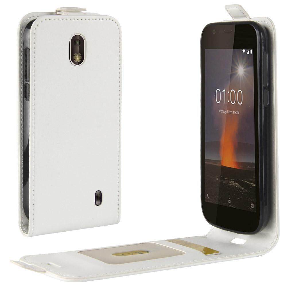Moonmini Case Sarung untuk Nokia 1 Case Terbaru Kulit PU Dropproof Anti-Menggaruk Ponsel Case Sarung dengan Kartu slot-Internasional