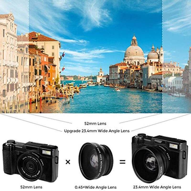 Vigo CDR2 CD-R2 Kamera Digital 24MP 1080 P 4X Zoom Digital Kamera-Internasional