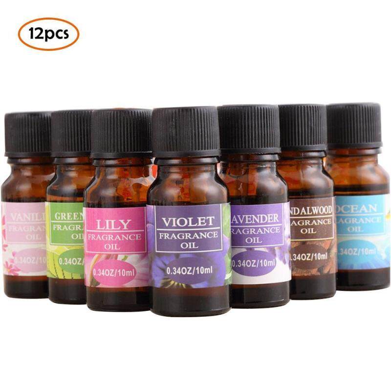 weishi 12pcs/set 10ml Lavender Rose Tea Tree Plant Essential Oils Compound - intl Singapore