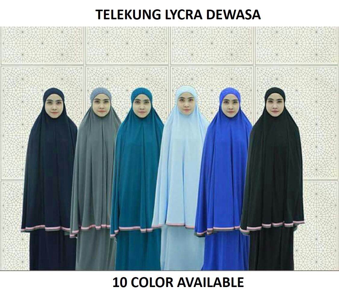 [Pre-Order] Muslimah Wear- Telekung Lycra Lace Dewasa Collection 10- T2 (ETA: 2023-05-31)