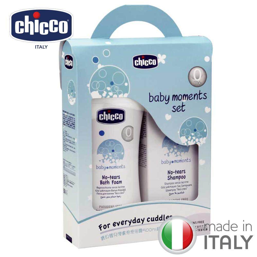 Chicco Baby Moments No-tears Bath Foam Set-500ml
