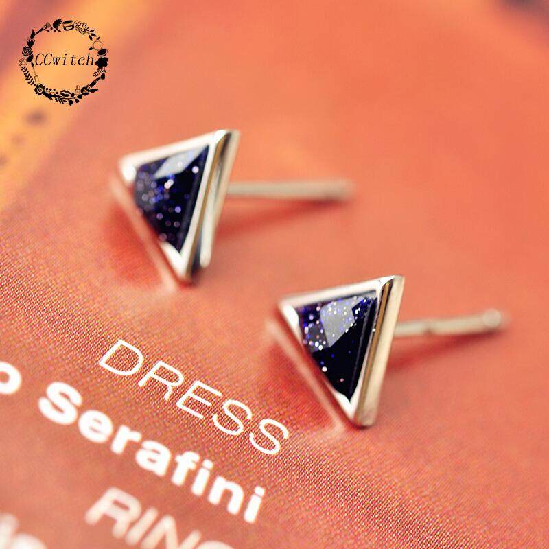 Hoop Earrings For Womens Online Brands S Flower Divination Amethyst Sand S925 Sterling Silver Earrings Women South Korea Simple Temperament Men And
