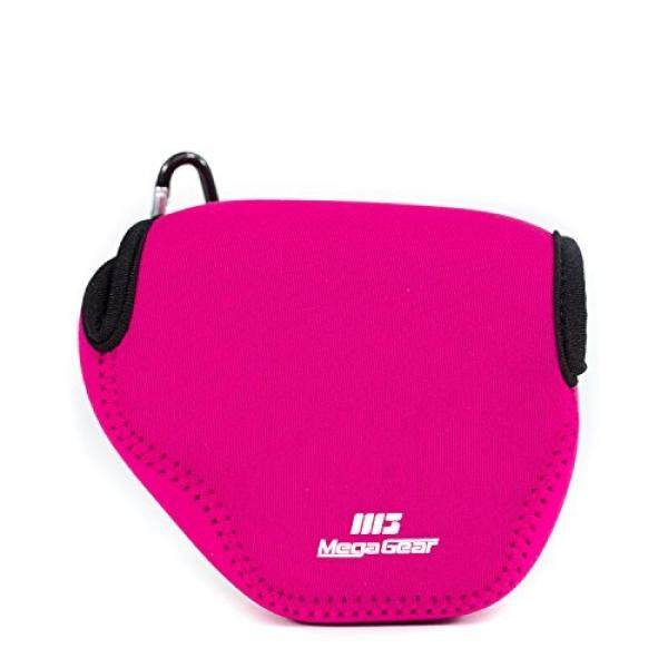 Megagear Ultra Ringan Neoprene Kamera Kasus Tas dengan Carabiner untuk Canon PowerShot SX510, SX420 Adalah, SX410 Adalah, SX400 (Magenta)-Internasional