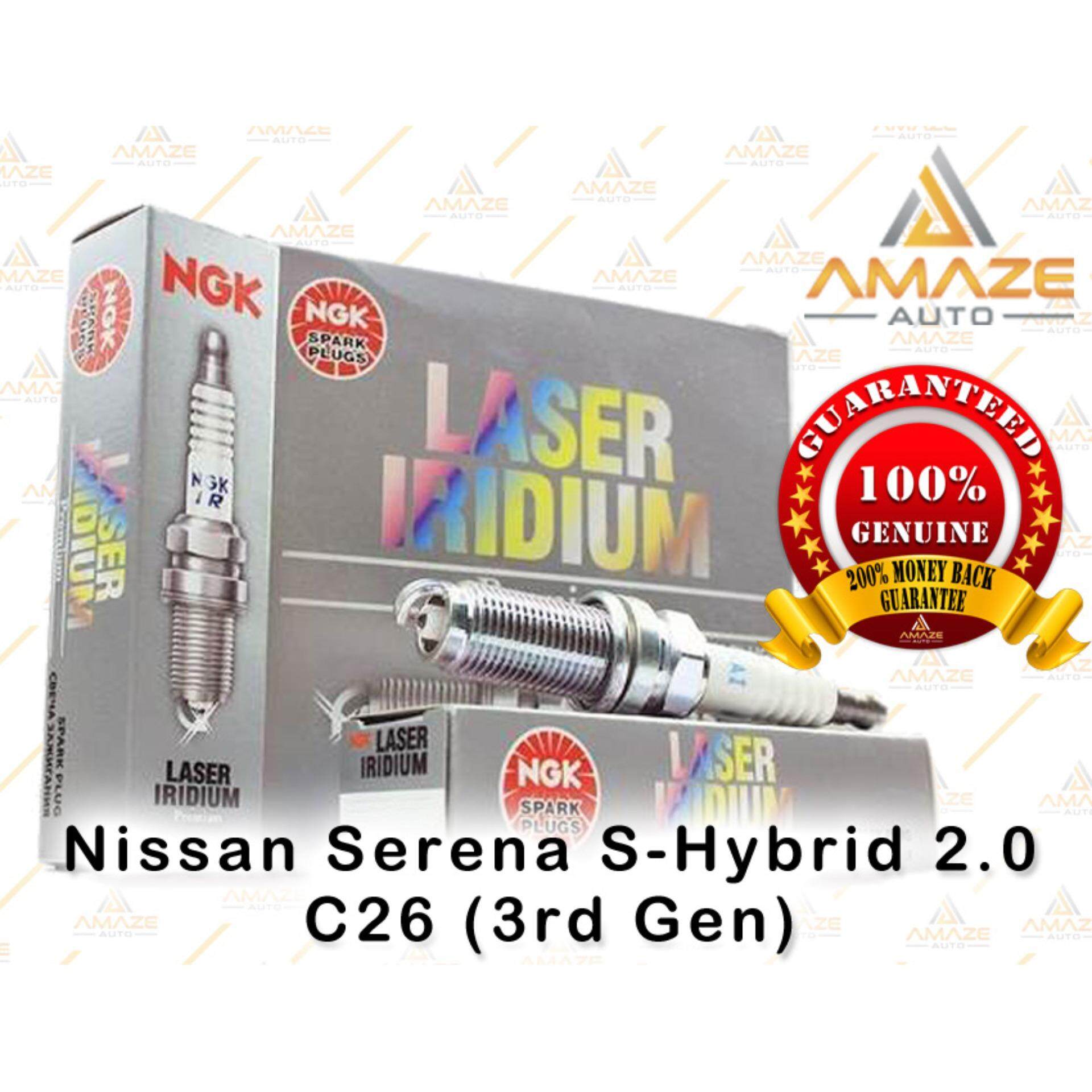NGK Laser Iridium Spark Plug for Nissan Serena S-Hybrid 2.0 C26 (3rd Gen)