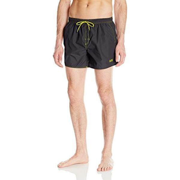 Hugo Boss BOSS Pria Lobster 5 Inch Polos Berenang Trunk, Dalam Hitam,-Internasional