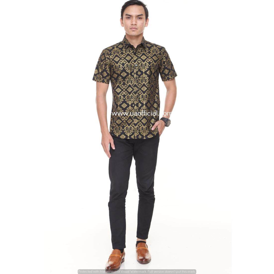 SHORT SLEEVE SHIRT UASSG01-011 (BLACK/ GOLD) August 2018 - 5 SHORT SLEEVE SHIRT UASSG01-011 (BLACK/ GOLD) - 5