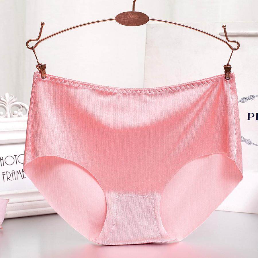 Gambar Baru Wanita Seamless Pinggang Seksi Bernapas Pelangsing Pinggul Wanita Celana Dalam Warna Solid Pakaian-Intl