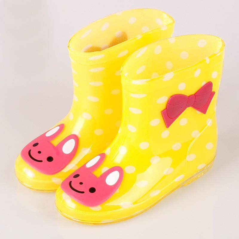 Panda Online Anak Laki-laki Perempuan Hujan Bot Kartun Non-slip Sepatu Empat Seasons Bayi Hujan Boot