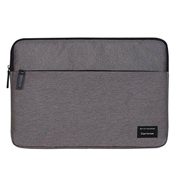 Cartinoe 15-15.6 Inch Lengan Laptop untuk ASUS X551MA, Satelit Toshiba, Dell Inspiron, Acer Aspire, ponsel Pavilion, Lenovo IdeaPad Chromebook, Air Repellent Buku Catatan Membawa Kasus Kantung Tas-D Grey-Internasional