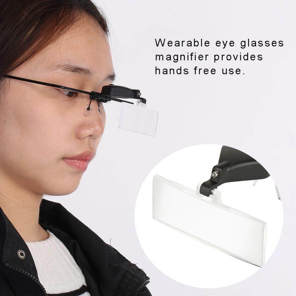 Watch Repair Single Lens Magnifying Magnifier LED Light Loupe 1.5x / 2.5x / 3.5x - intl