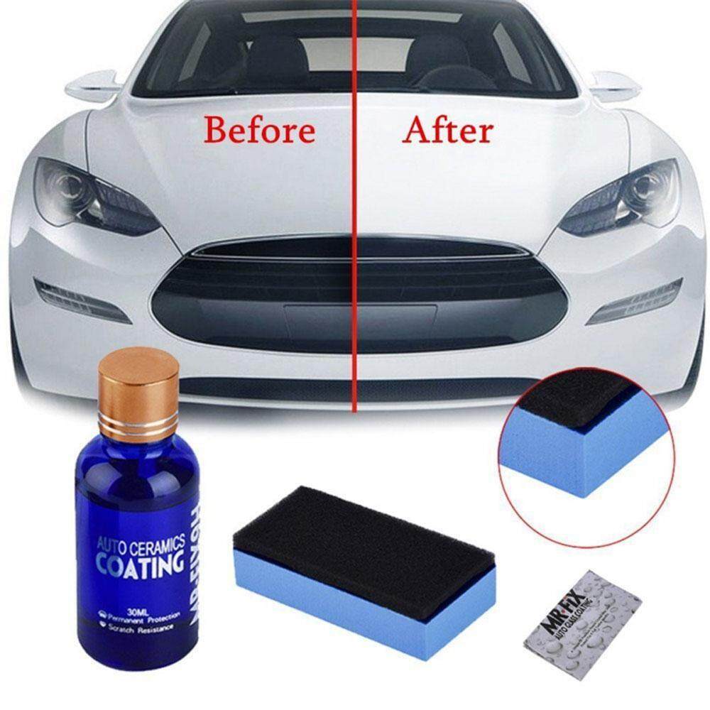 Vankel Car Coating Kit,Vankel Upgraded 9 H High Gloss Ceramic Car Polish Exterior Care Paint with Anti-scratch, Auto Detailing Glass Coat Care Super Hydrophobic Glass Coating