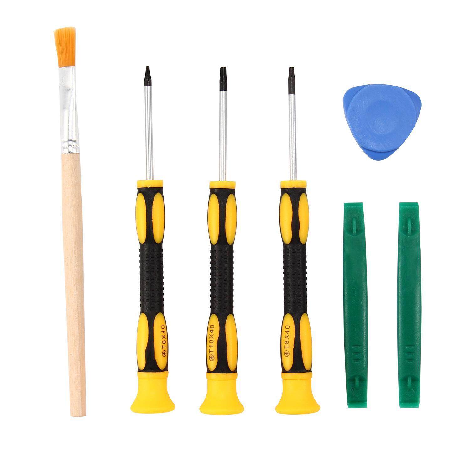 Oanda T8 T6 T10 Obeng Set untuk Xbox Satu 360 Pengendali dan PS3 PS4, alat Pencuci Aman dan Sikat Pembersih-Internasional