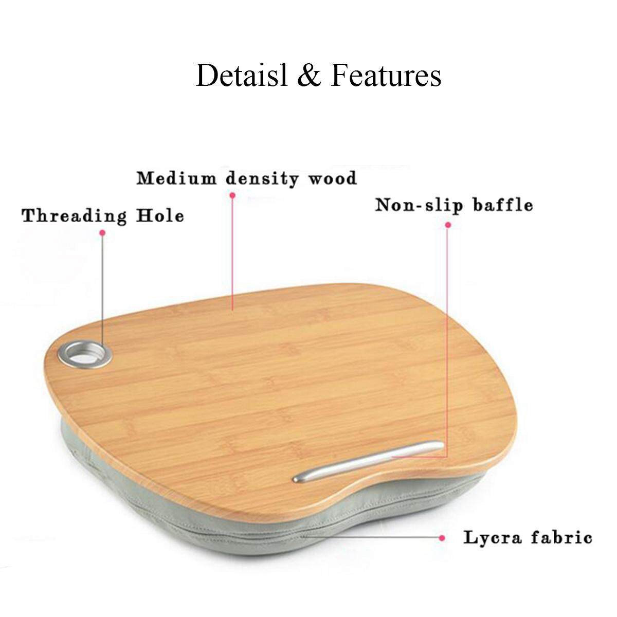 Multifunctional Lap Laptop Pillow Desk Tablet Notebook Table Stand Bed Sofa Tray Grey Jun 2018 - 3 Multifunctional Lap Laptop Pillow Desk Tablet Notebook Table Stand Bed Sofa Tray Grey - 3