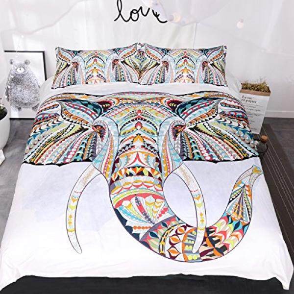 Bedding Sets For Set S Brands Review In Sleepwish Tribal Henna Elephant Duvet Cover Boho Bright Watercolor Bedding Indian Bohemian Design Bedspread Quilt