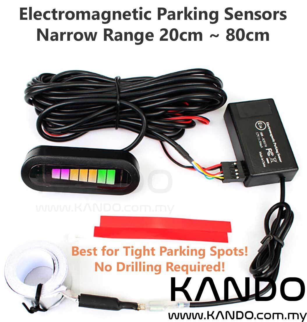 [MALAYSIA] Electromagnetic Parking Sensor LED Park Sensor with Buzzer Beep Reverse Sensor System Backup Sensor Radar
