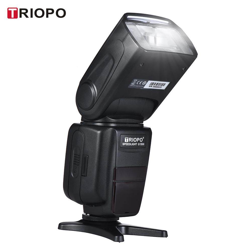TRIOPO G1500 2.4G HSS 1/8000 S GN58 TTL Nirkabel Master Budak Blitz Speedlite 2.3 S Waktu Daur Ulang otomatis Manual Zoom untuk Sony Alfa A7 A7R A7S A7II A7RII A7SII A6000 A6300 A6500 A77II A58 A99 ILCE600L- internasional