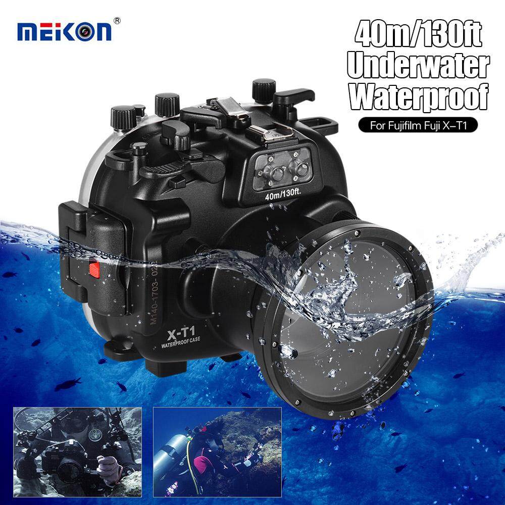 MEIKON Waterproof Camera Diving Housing Protective Case Cover Underwater 40m/ 130ft for Fujifilm Fuji X-T1
