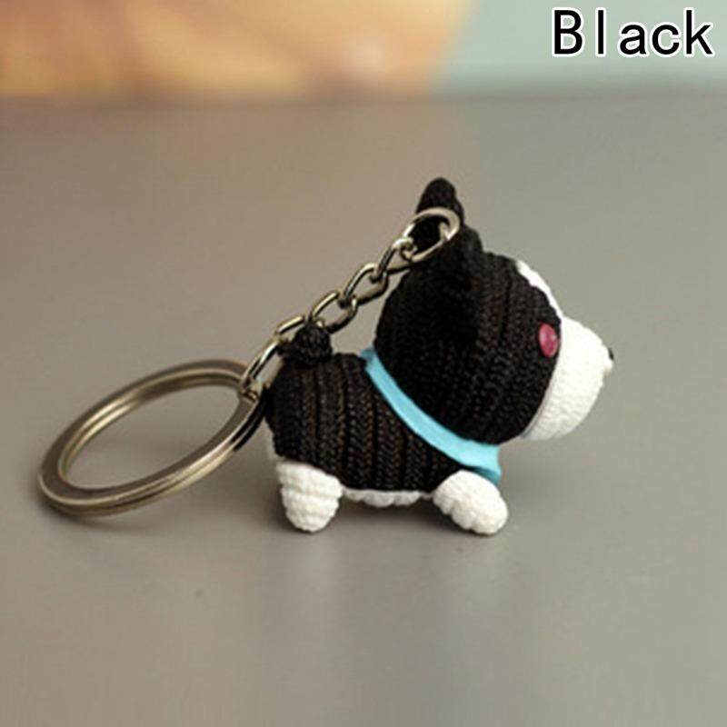 Fancyqube Sheep skin dog Key chain Pompom real lambs wool fur genuine bag keychains wool sheep skin woolen car Pendant natural sheep fur