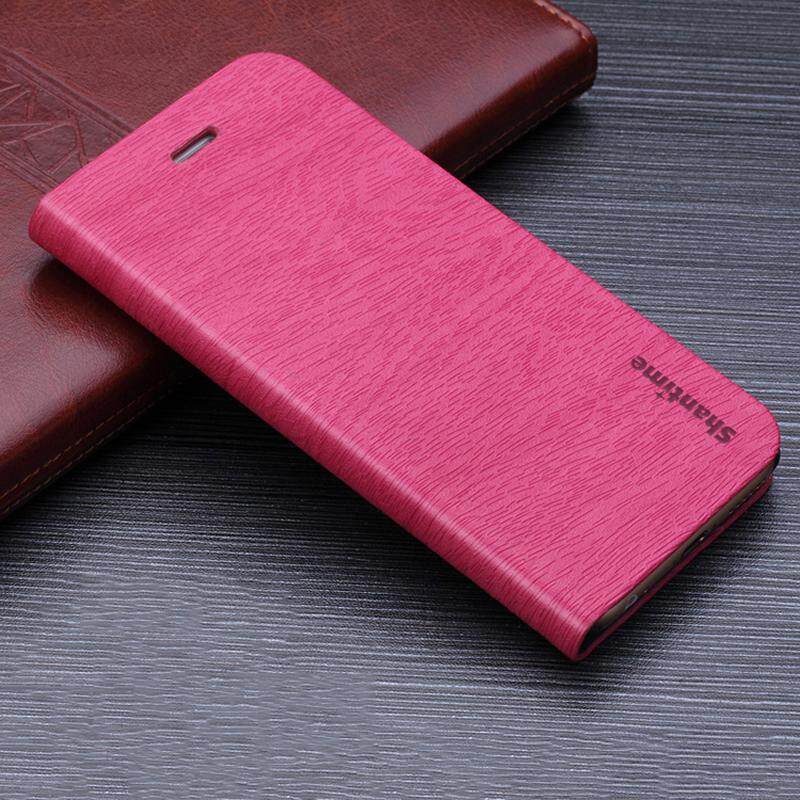 Kayu Telepon Kasus untuk Huawei Honor 5A Casing Kulit Butir Kayu Lipat Sarung untuk Huawei Y6 Iivintage Dompet Seluler Telepon tas-Internasional