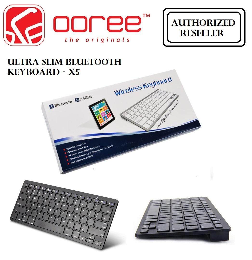 Genuine Ultra Slim Wireless Bluetooth Keyboard X5 For iOS/Android/Windows Malaysia