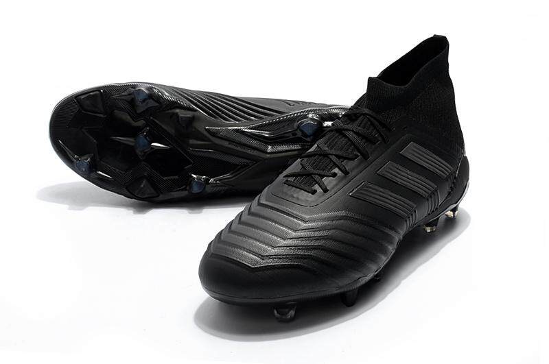 Pria Superfly Sepak Bola Bot Asli FG Tinggi Pergelangan Kaki Sepatu Sepak Bola Anak-anak Ras Profesional Luar Ruangan Latihan Cleat Predator 18.1 FG- internasional