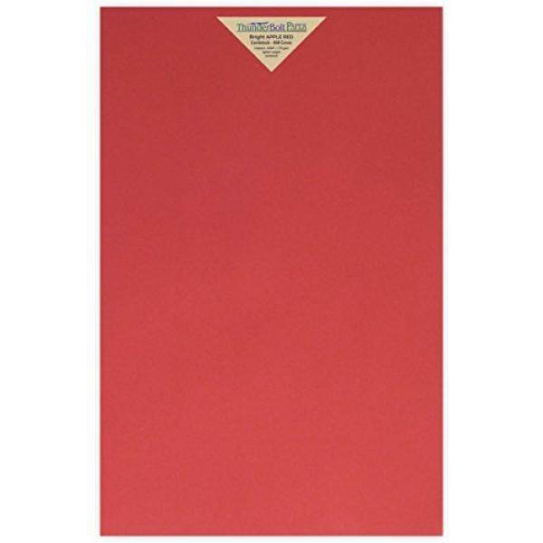 25 Lebih Gelap Merah Terang Cardstock 65lb Sarung Kertas 11