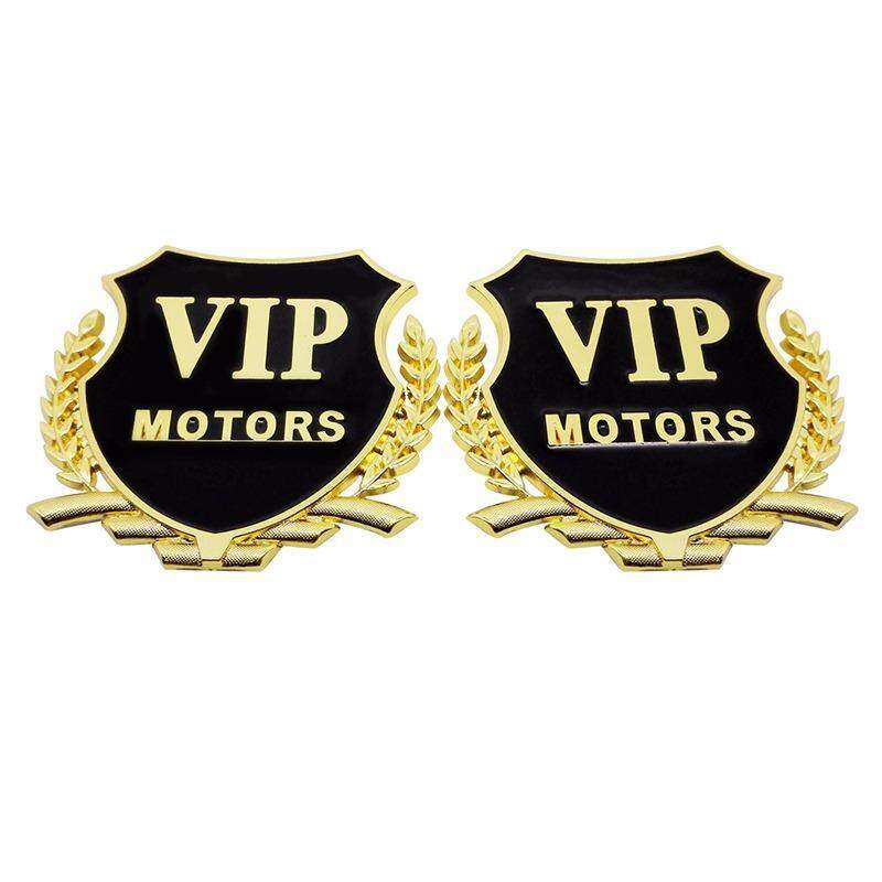 Car Styling Accessories Decoration Alloy Metal Sticker with VIP Logo Auto Emblem Badge for Proton Mazda BMW Peugeot Ford Honda Audi KIA Cadillac - intl