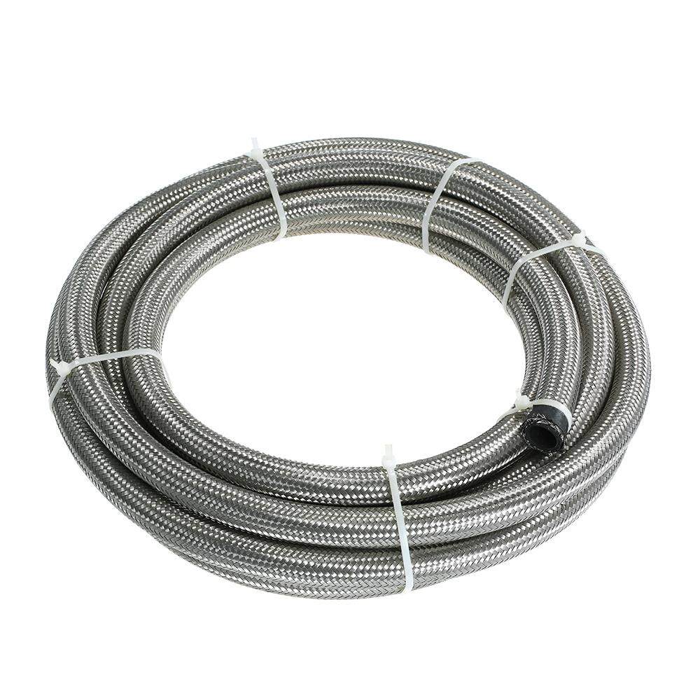 An-6 AN6 Baja Anti Karat Selang Bahan Bakar Kepang Selang Pendingin Oli 1 M-Intl