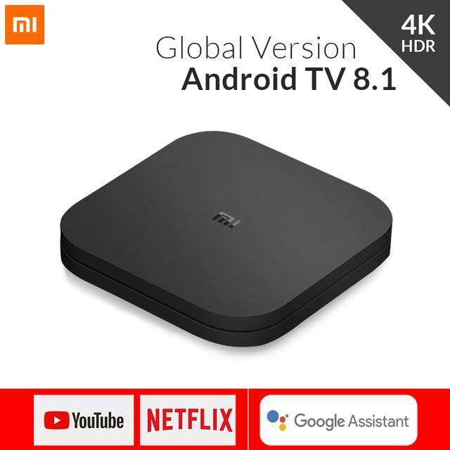 2018 Xiaomi Mi TV BOX S Smart 4K Ultra HD 2G 8G Android 8.1 WIFI Google Cast Netflix Media Player IPTV Set top Box 3