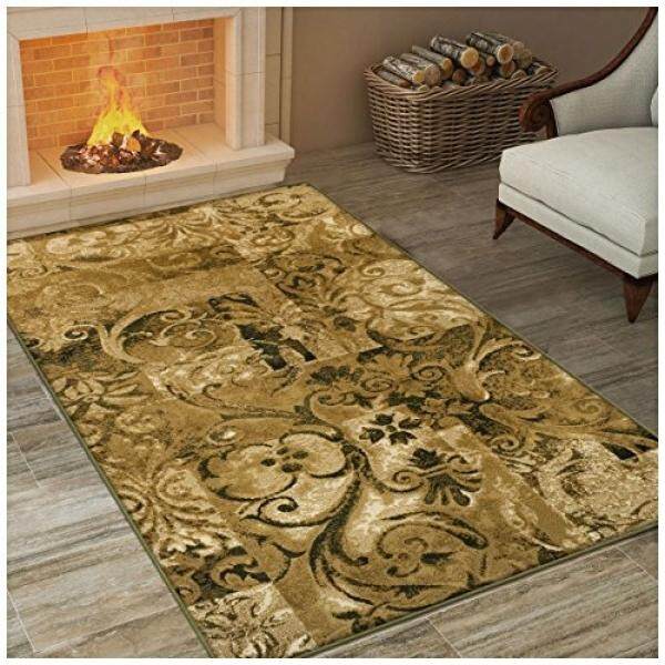 Bed Skirts For Runners S Brands Review In Superior Modern Scroll Collection Area Rug Elegant Scrolling Patchwork Design 10mm Pile Height With