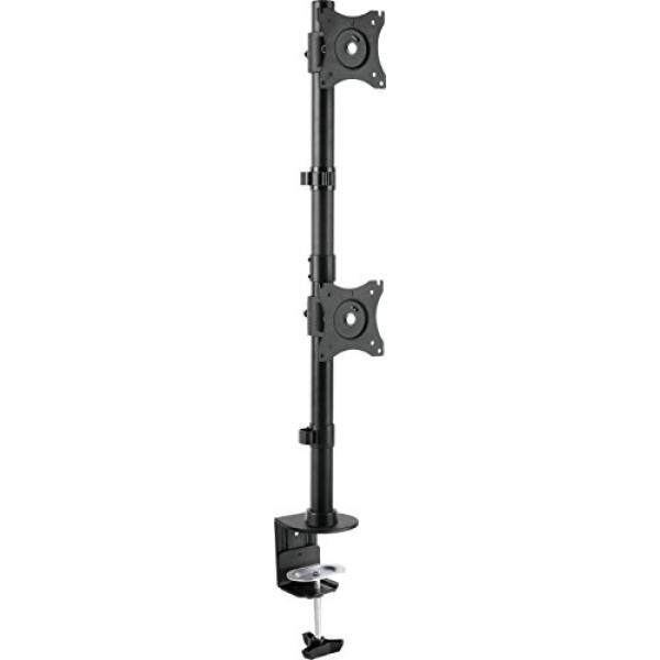 Vivo Dual Computer Monitor Desk Mount Stand Vertical Array For 2 Vivo Dual Computer Monitor Desk Mount Stand Vertical Array For 2 Screens Up To 27