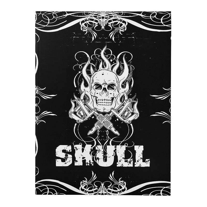 76 Pages Selected Skull Design Sketch Flash Book Tattoo Art Supplies A4 Book - intl