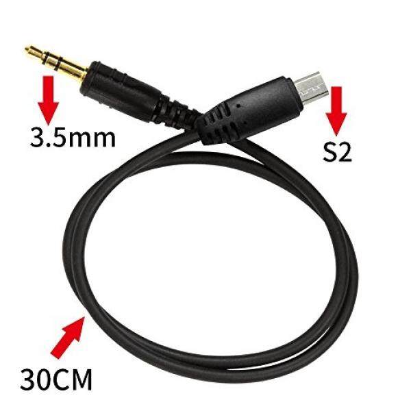 Pixel 3.5mm-S2 Peralatan Fotografi Nirkabel Pelepasan Rana Pengendali Jarak Jauh Kabel Penghubung S2 untuk Sony Mikro Single Kamera Digital A58 NEX-3NL A7 A7R a7II A7RII A75 A3000 A6000 NX300 RX100II-Intl