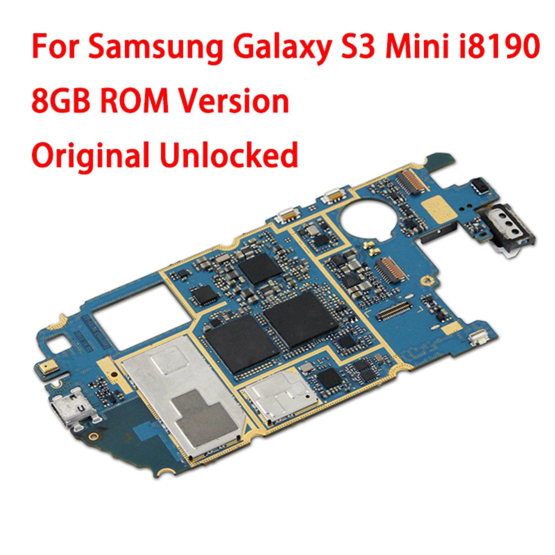 Features Original Unlocked plete Logic Board For Samsung Galaxy Original Unlocked Motherboard For Samsung Galaxy S3 Mini i8190 Good Working Phone Mainboard With Chips Logic