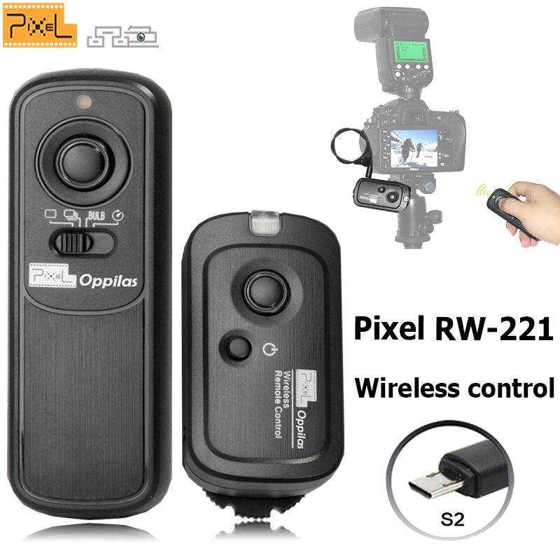 Pixel Oppilas RW-221/S2 Nirkabel Pelepasan Rana Pengendali Jarak Jauh untuk Sony A7II A77II A5000 RX100II A9 A99II A3000 A6300 A6500