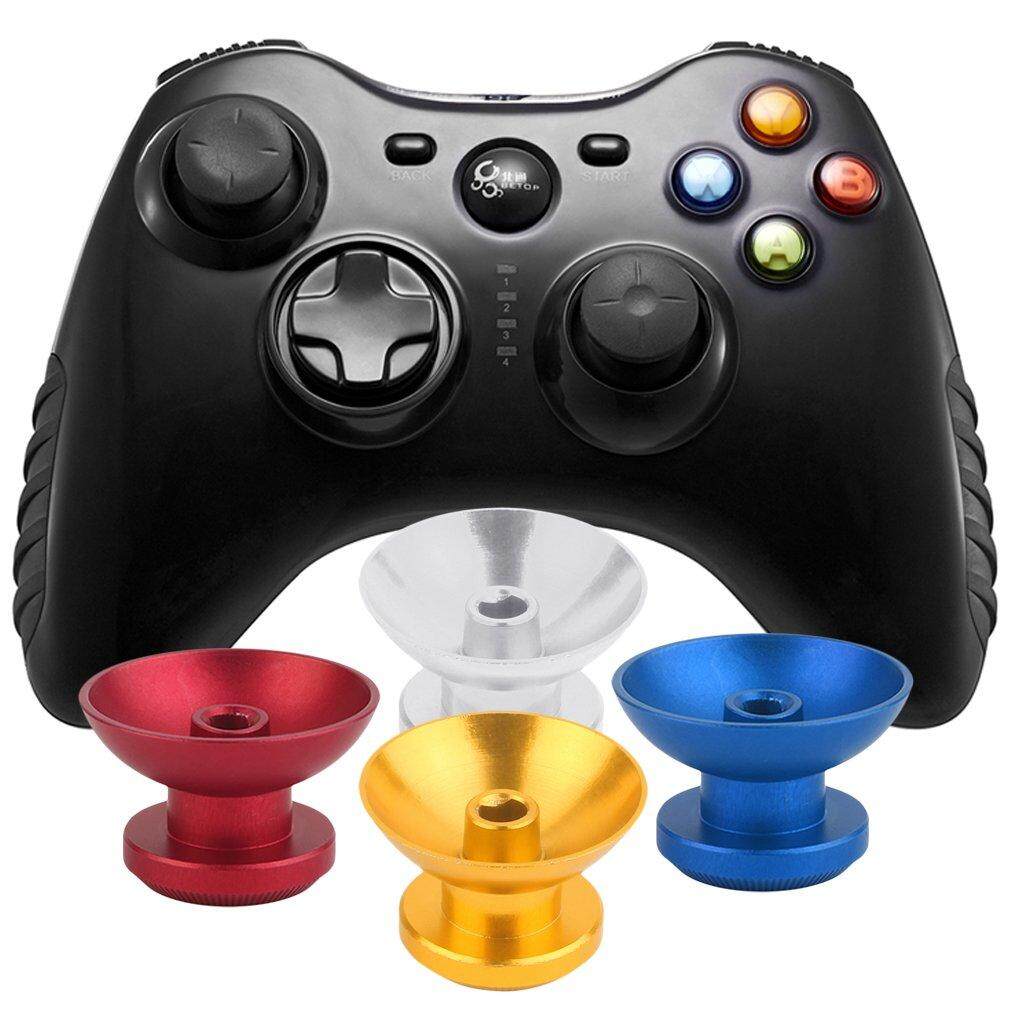 Hadiah 1 Pair Logam Analog Thumbsticks Thumb Tongkat Joystick Tutup Sarung untuk Xbox 360-Internasional